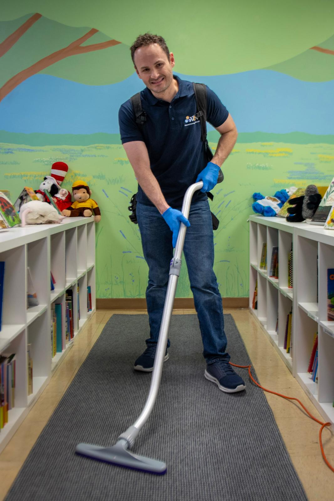 V&N crew performing standard home cleaning